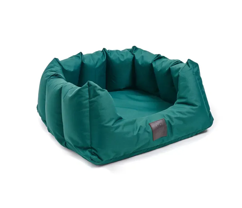 Digby and Fox Small Nest Dog Bed in Green