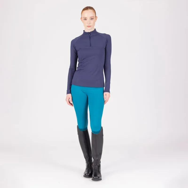 Aubrion React Rhythm Riding Tights in Kingfisher