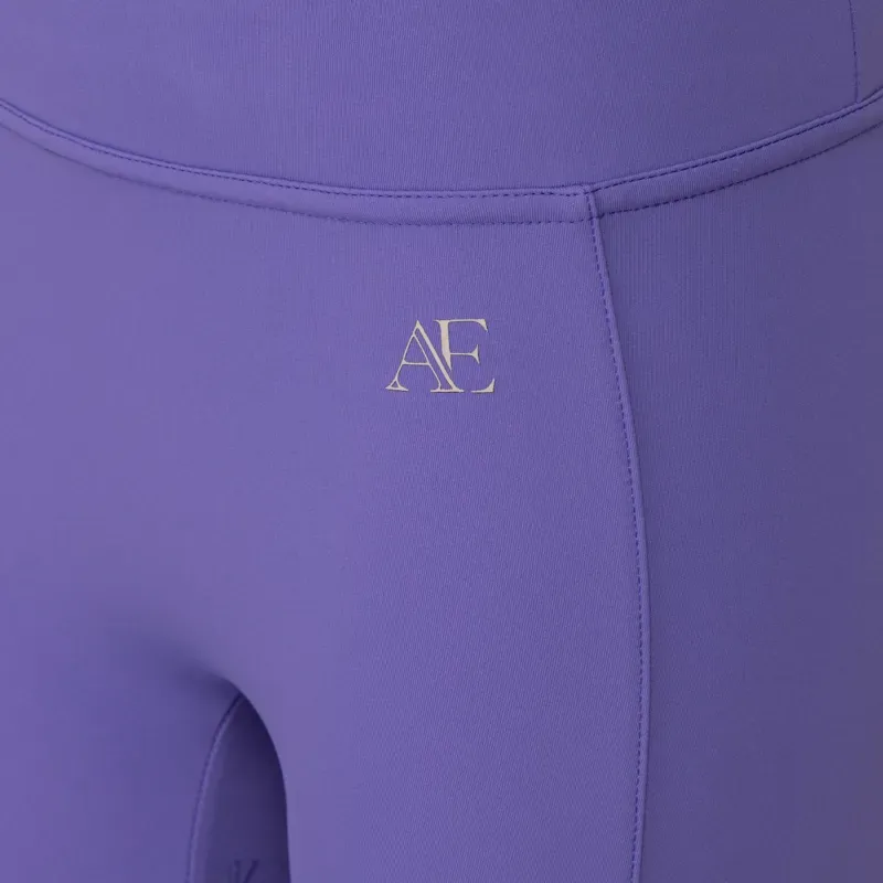 Aubrion Young Rider Equestrian Riding Tights in Heather-6