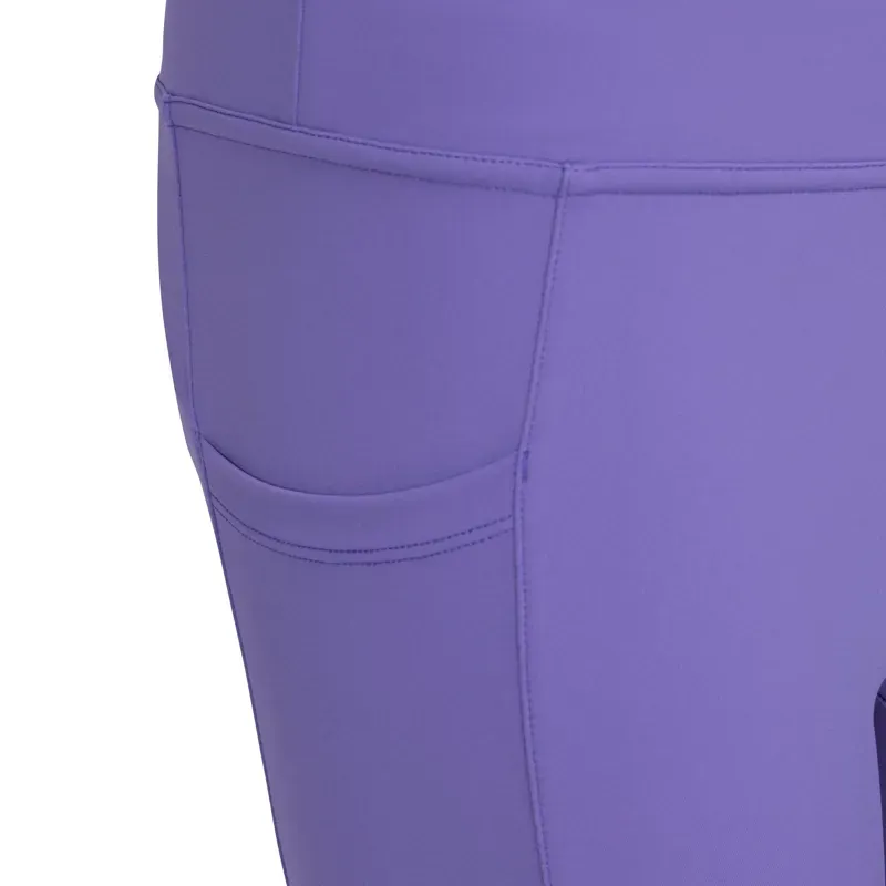 Aubrion Young Rider Equestrian Riding Tights in Heather-5