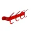 Stubbs Coat Hook Shelfie in Red