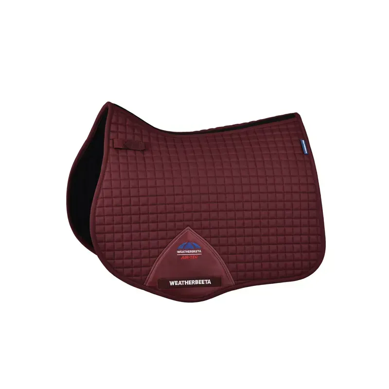 WeatherBeeta Prime Air-Tec All Purpose Saddle Pad in Burgundy