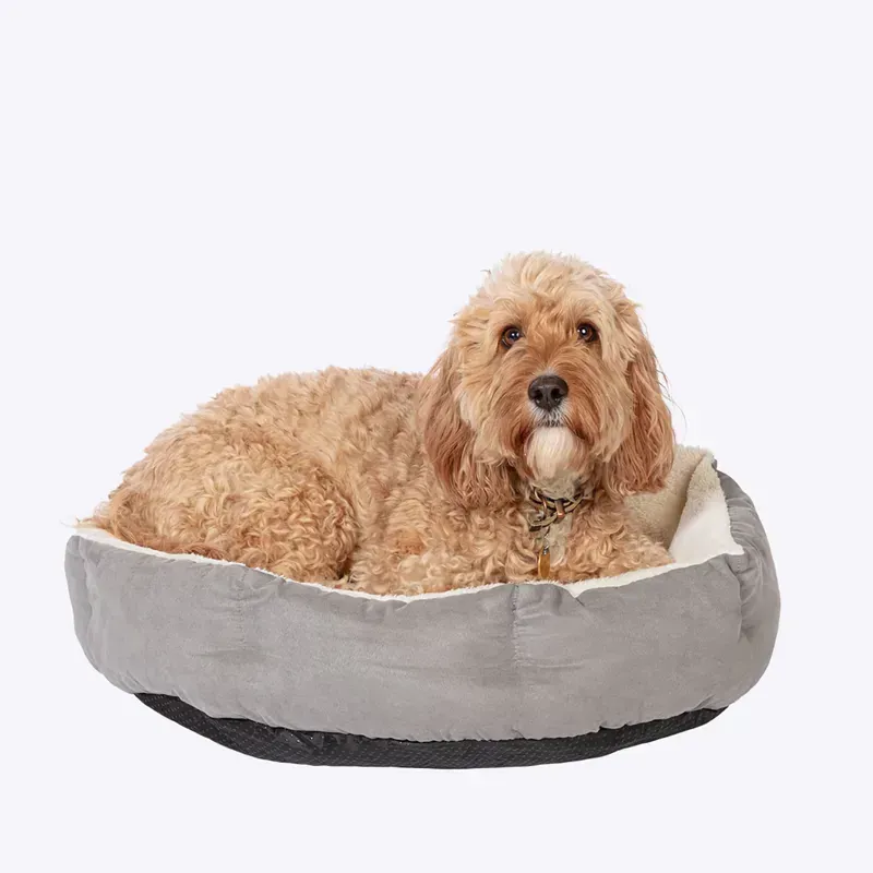 Danish Design Medium Essentials Quilted Bed in Silver