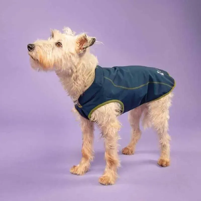 Digby and Fox Softshell Large Dog Coat in Navy