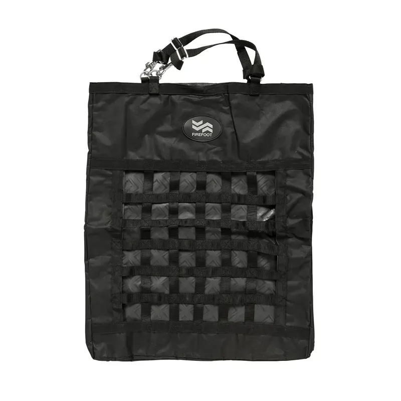 Firefoot Medium Rectangle Haybag With Front Web in Black