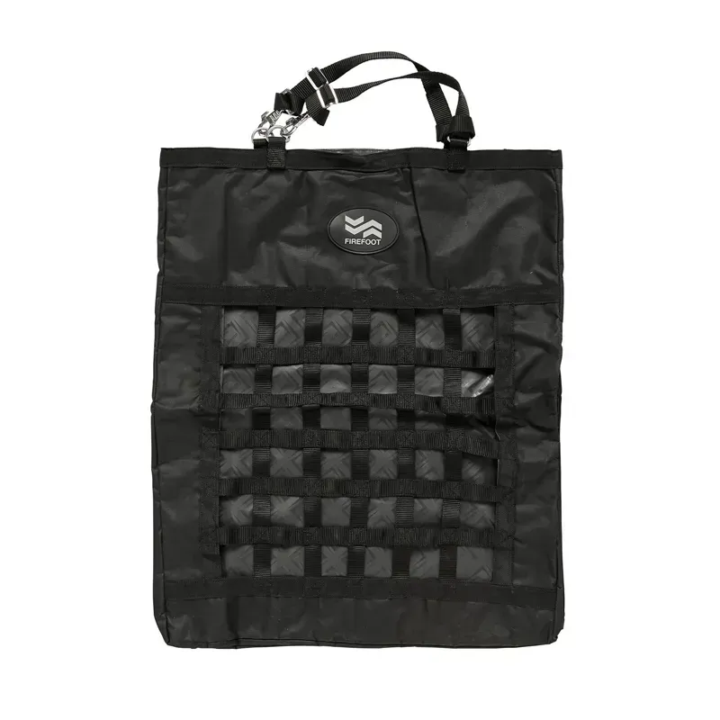 Firefoot Large Rectangle Haybag With Front Web in Black